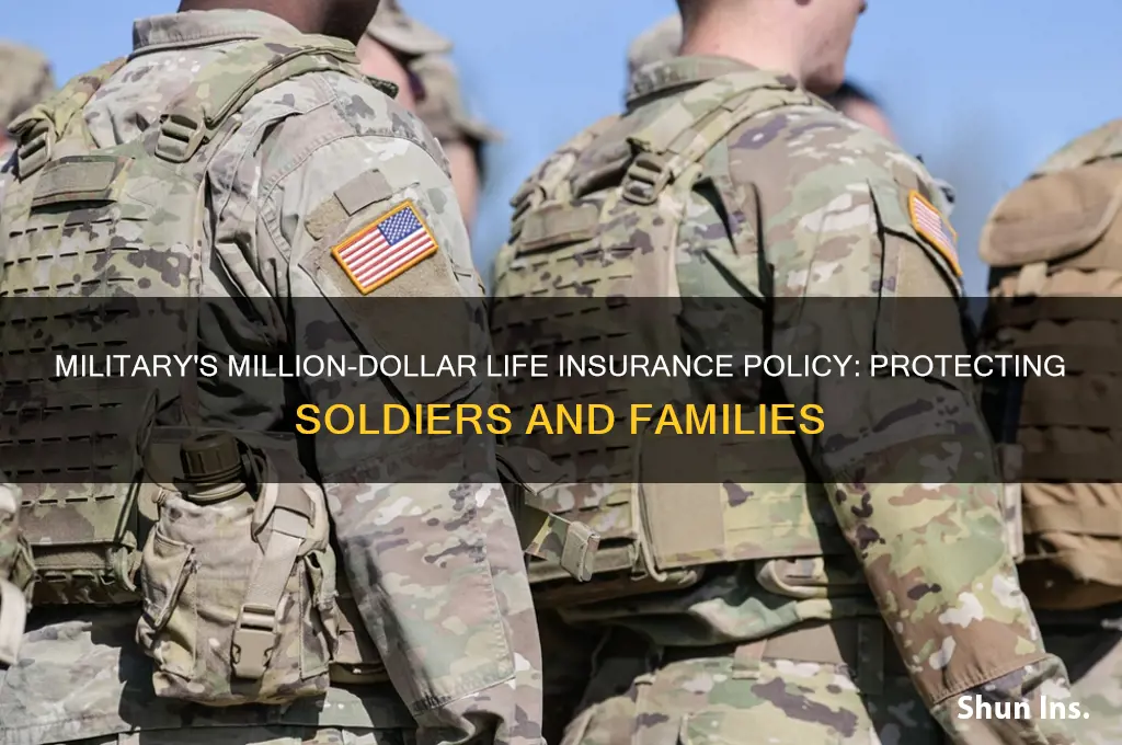 does the military million dollar put insurance on soldiers
