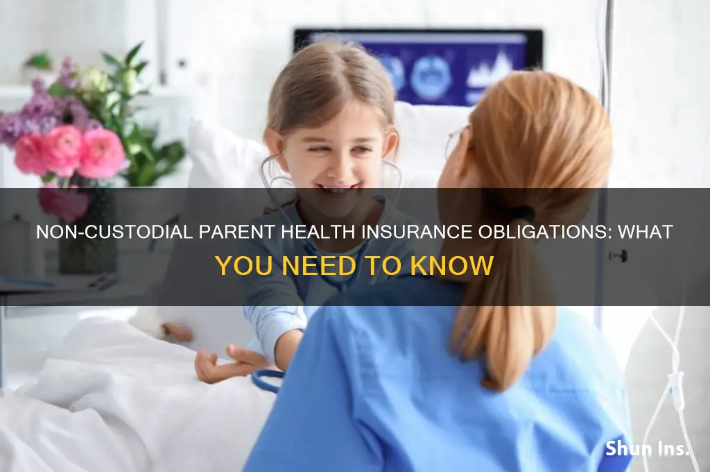 does the non custodial parent have to provide health insurance