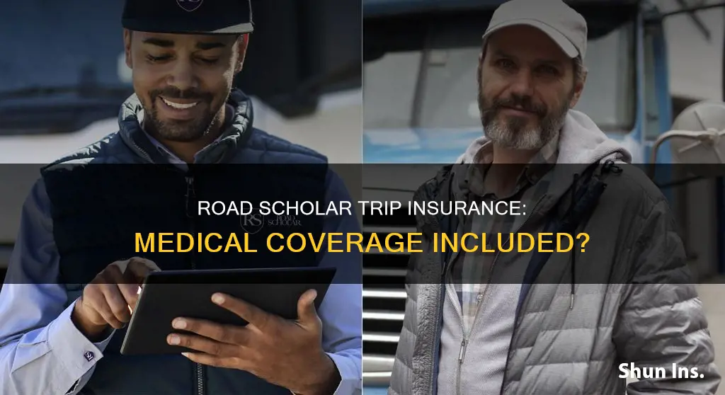 does the road scholar trip insurance include medical insurance