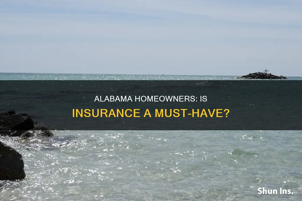 does the state of alabama require homeowners insurance