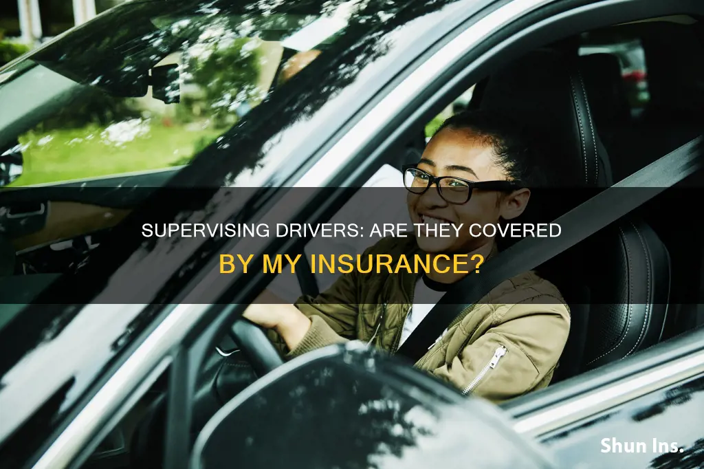 does the supervising driver have to be insured