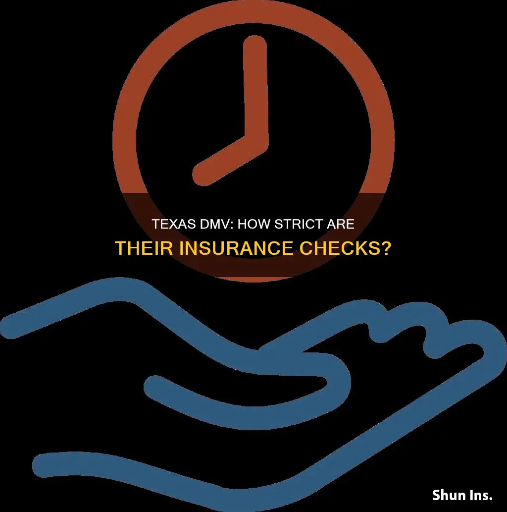 does the texas dmv check for false insurance