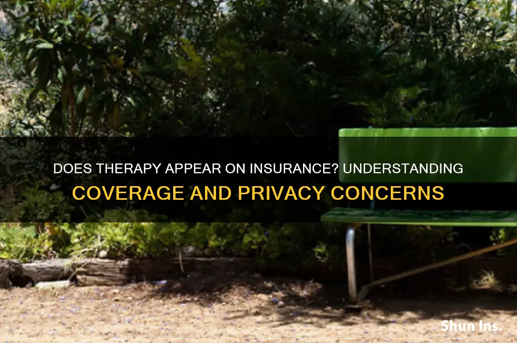 does therapy show up on insurance