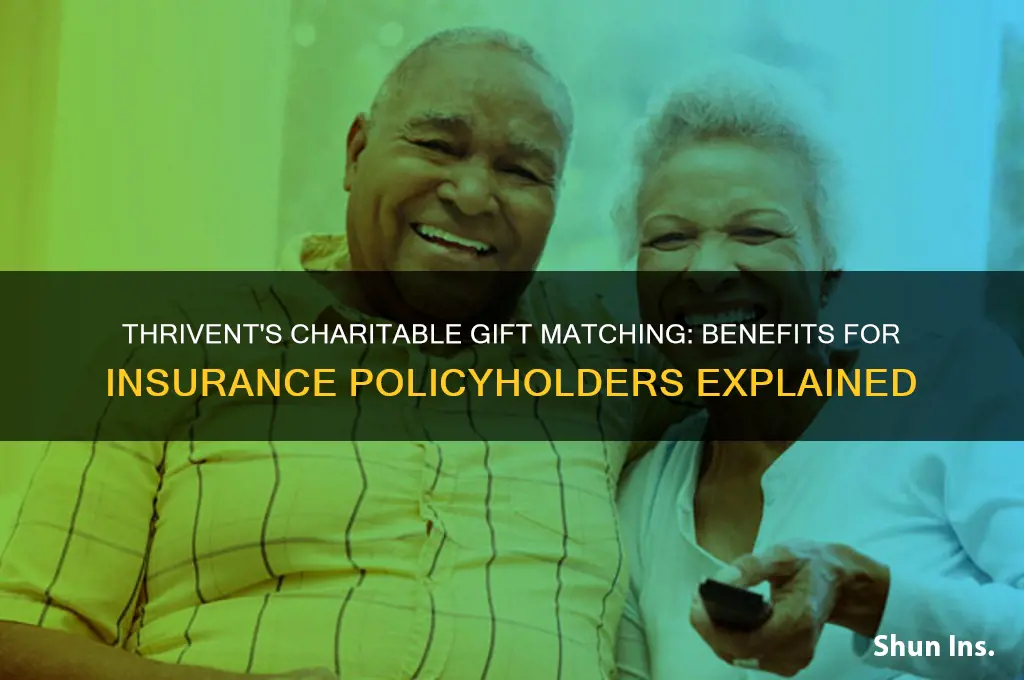does thrivent match charitable gifts for those with insurance