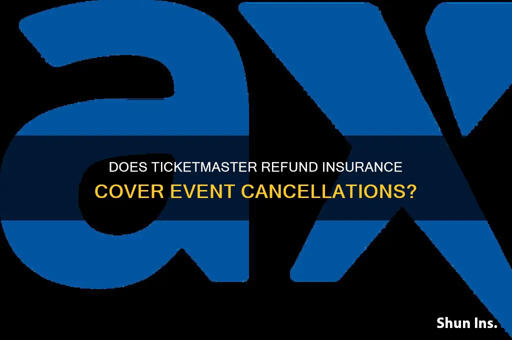 does ticketmaster refund insurance