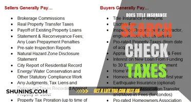 Title Insurance: Tax Searches and Their Importance