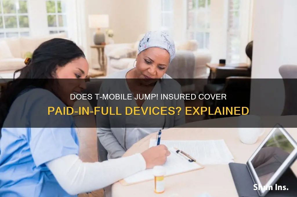 does tmobile jump insured paid in full