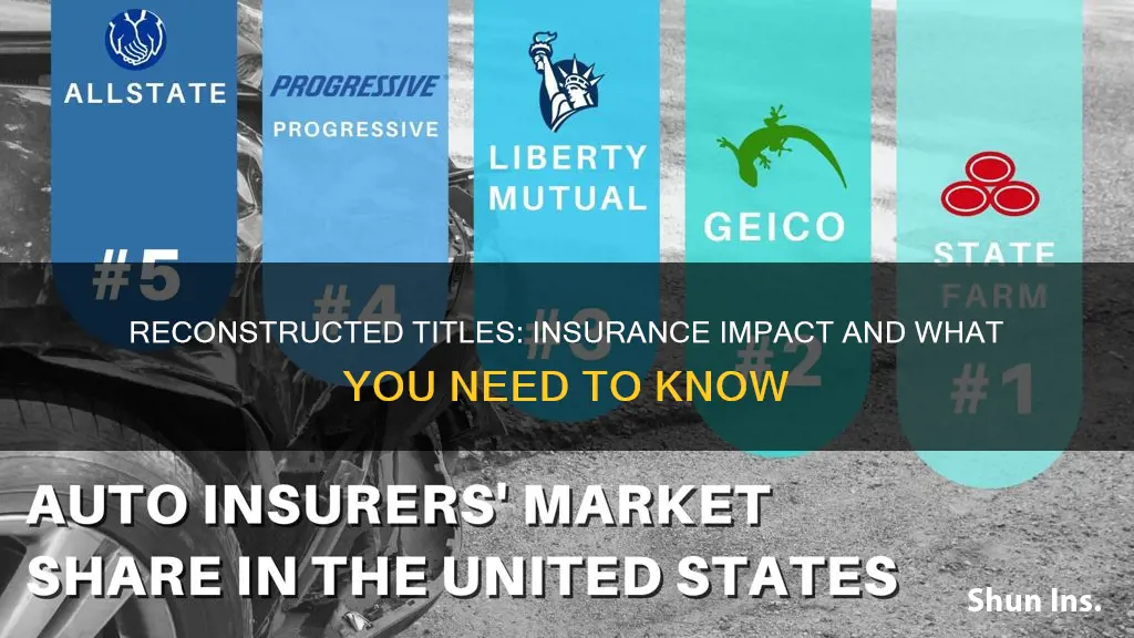 does total reconstruced title affect insurance