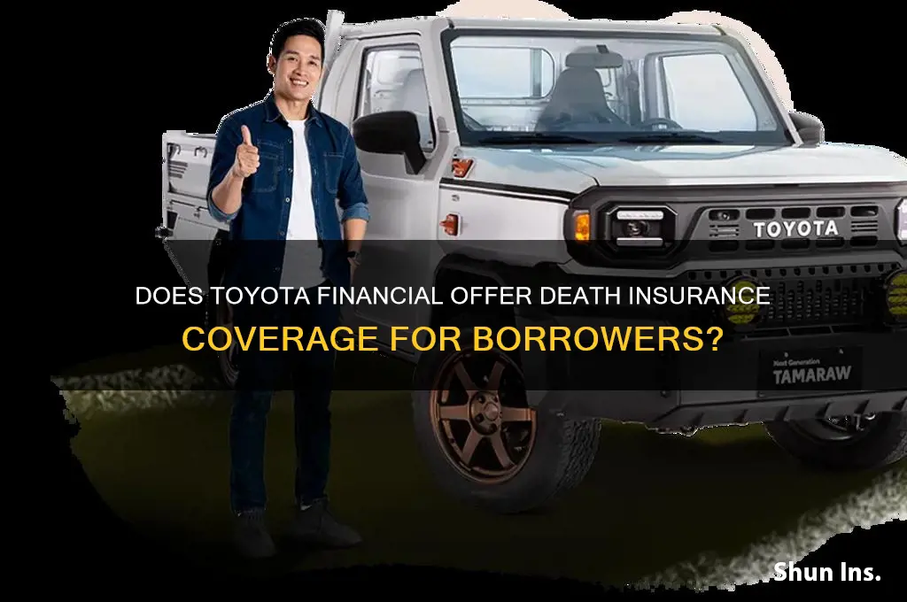 does toyota financial have death insurance