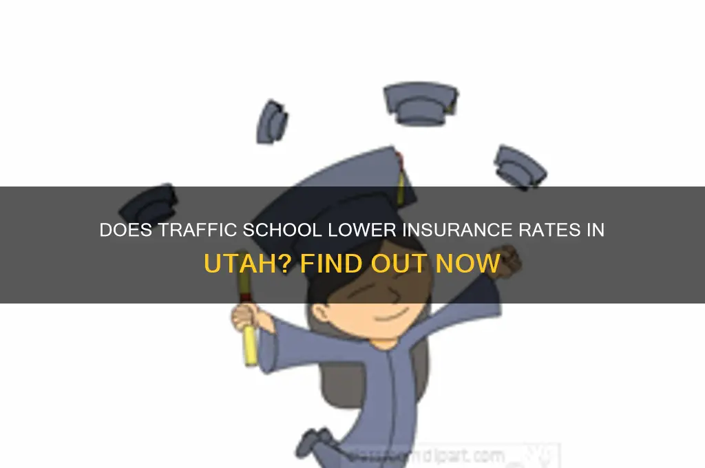 does traffic school reduce insurance utah