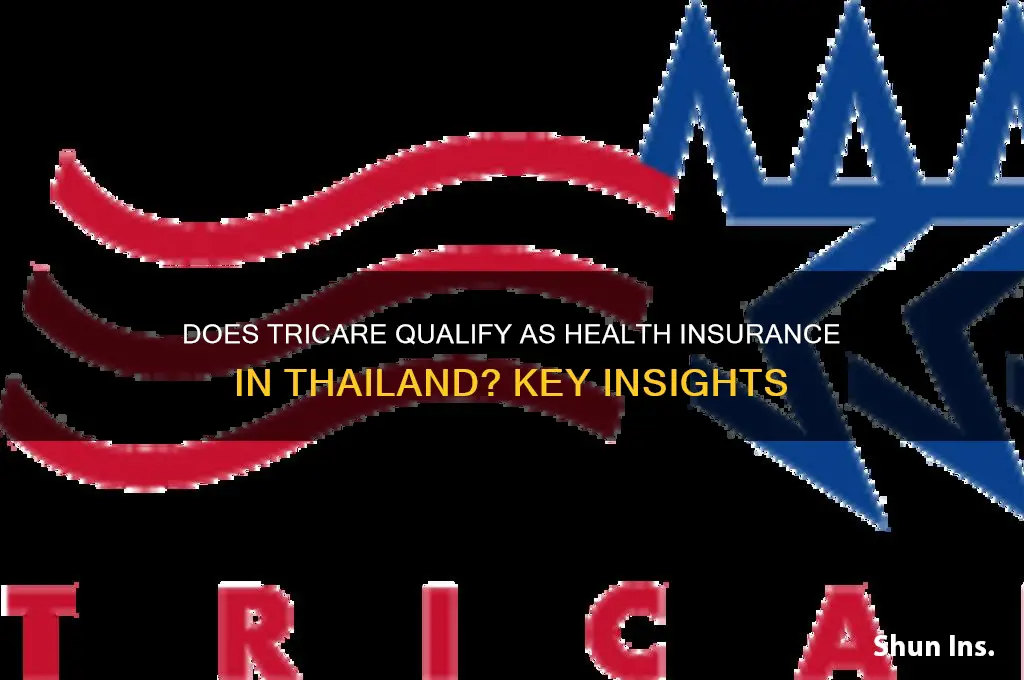 does tricare count as health insurance in thailand