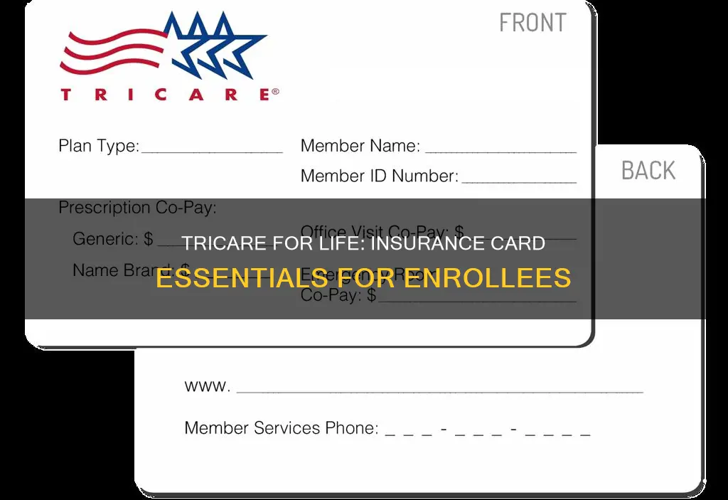 does tricare for life issue insurance cards