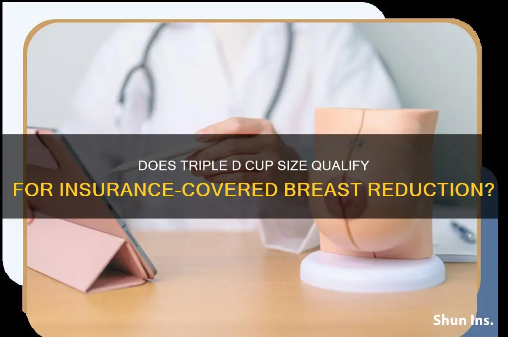 does triple d qualify for breast reduction through insurance