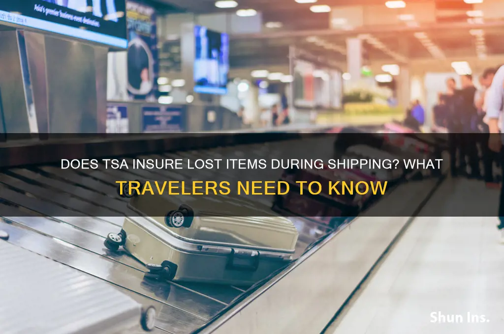 does tsa insure lost items shipping