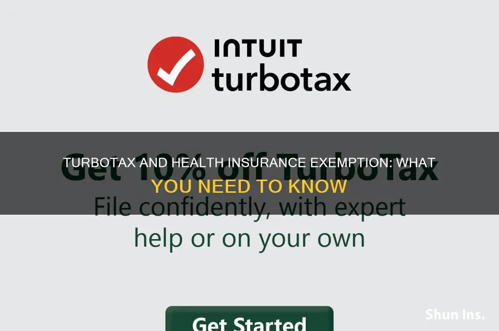 does turbo tax include health insurance excemption