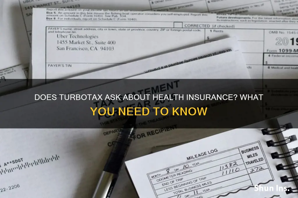 does turbotax ask about health insurance