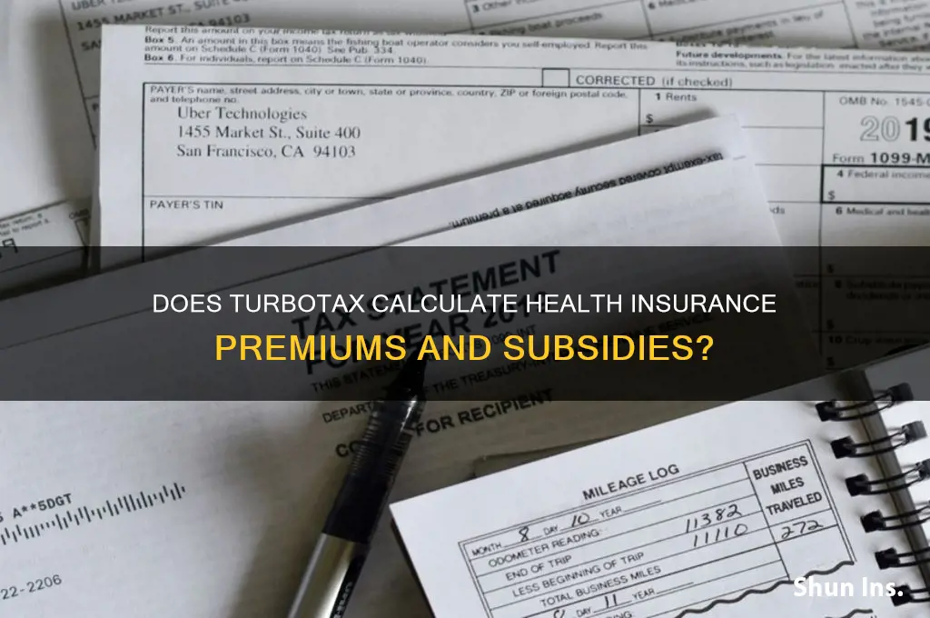 does turbotax calculate health insurance