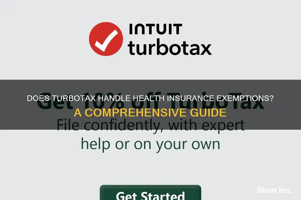 does turbotax do health insurance exemption