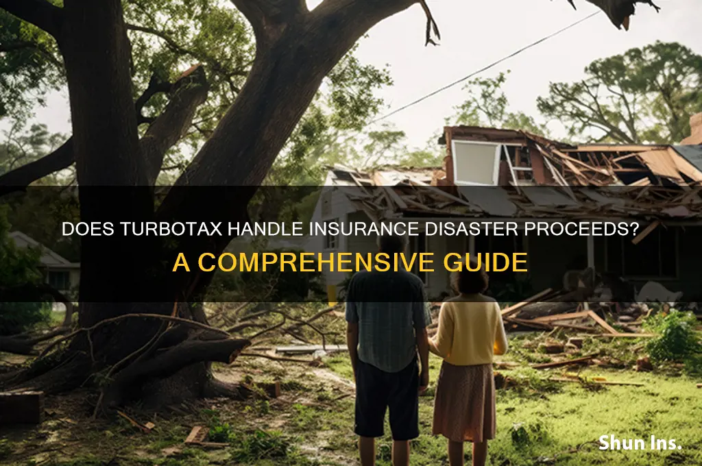 does turbotax handle insurance disaster proceeds