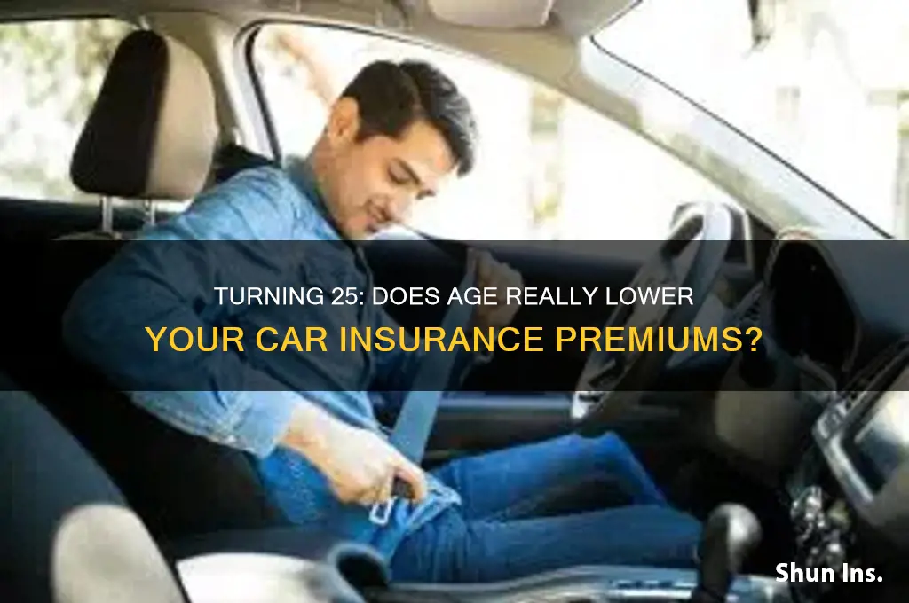does turning 25 reallh bring down insurance