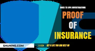 Does TX CPS Require Proof of Insurance During Investigations?