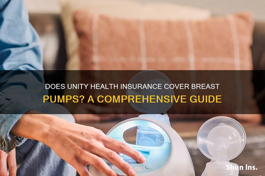 does unity health insurance cover breast pumps