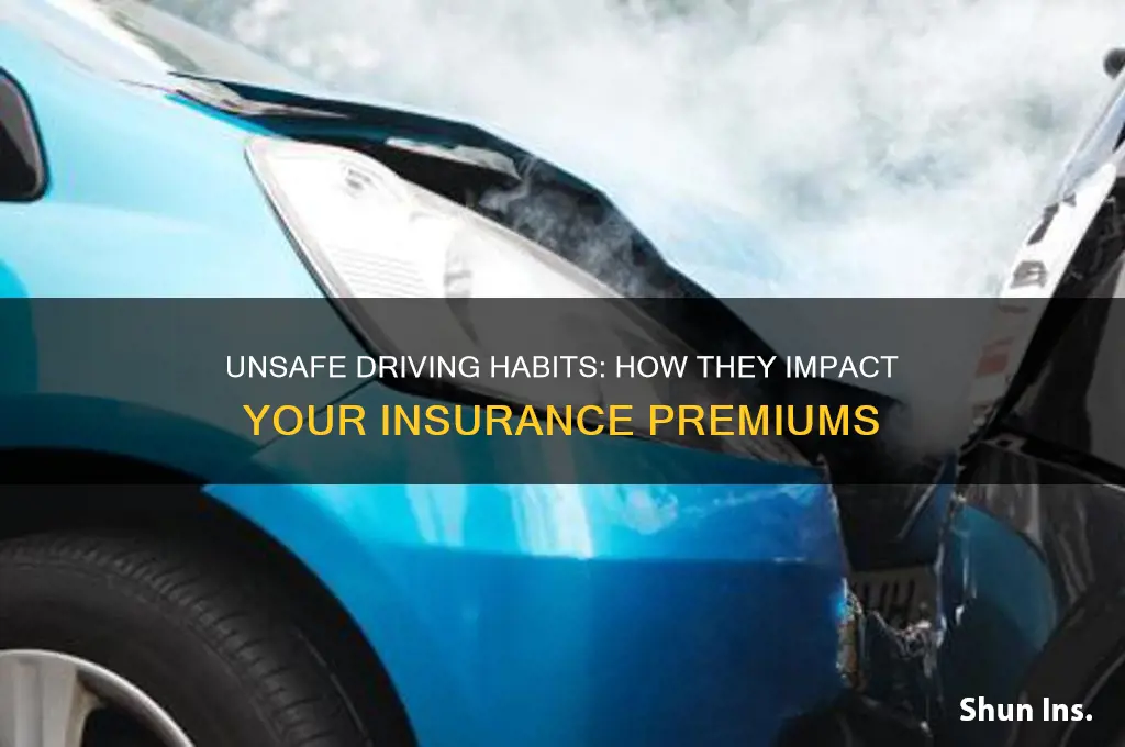 does unsafe driving increase insurance