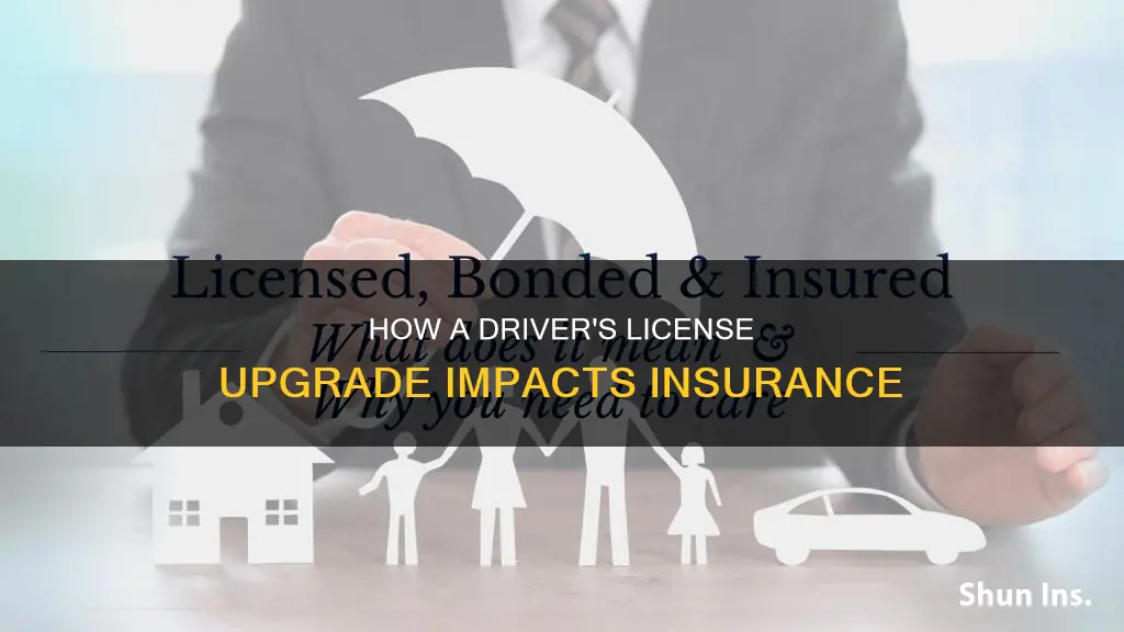does updating from learners permit to drivers licence affect insurance