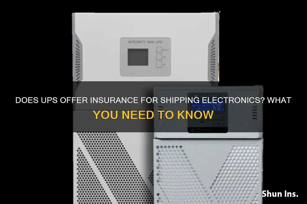 does ups has insurance on shipping electronics