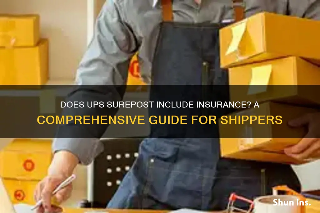 does ups surepost have insurance