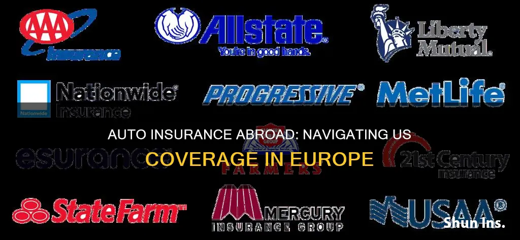 does us auto insurance cover europe