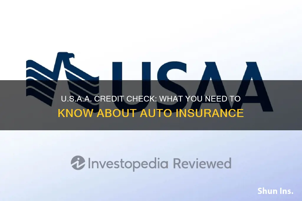 does usaa check credit for auto insurance