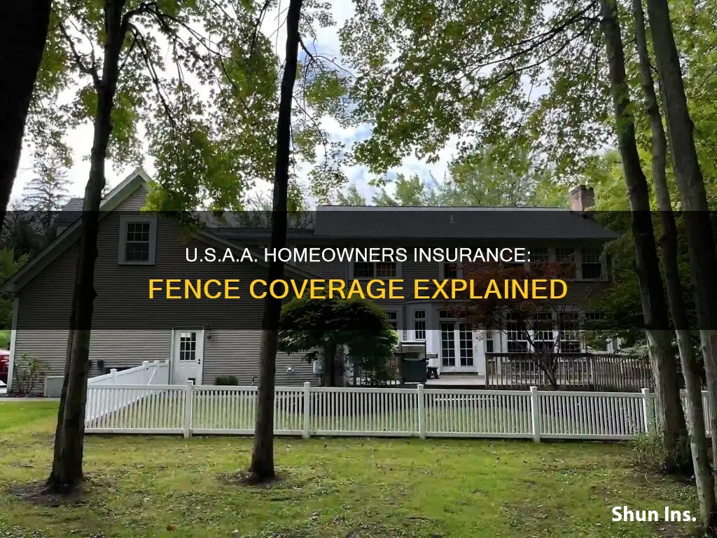 does usaa homeowners insurance cover fences
