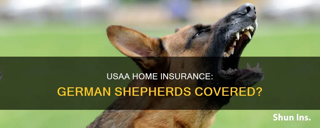 does usaa homeowners insurance cover german shepherds