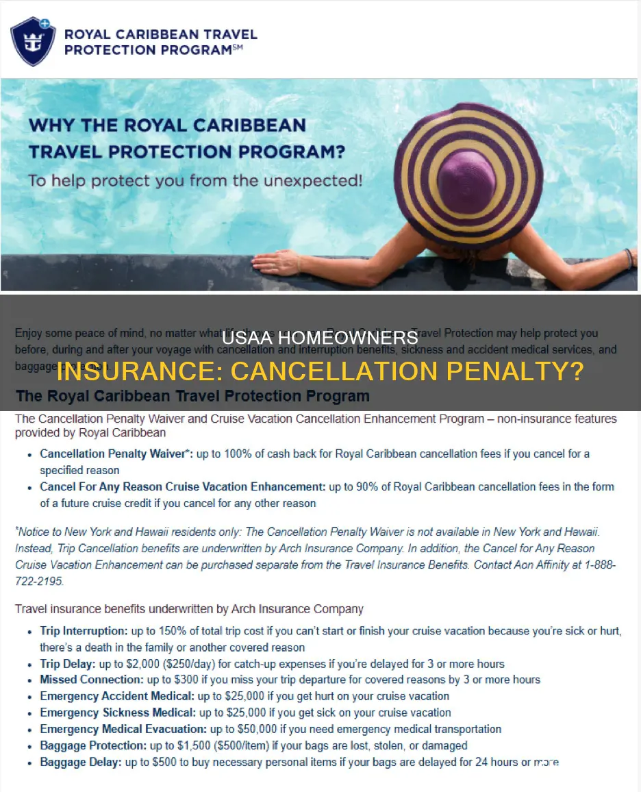 does usaa homeowners insurance penalize for cancellation