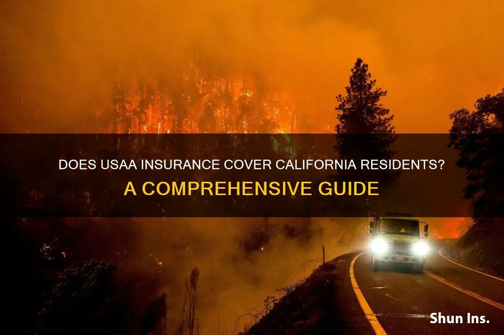 does usaa insurance insure in california