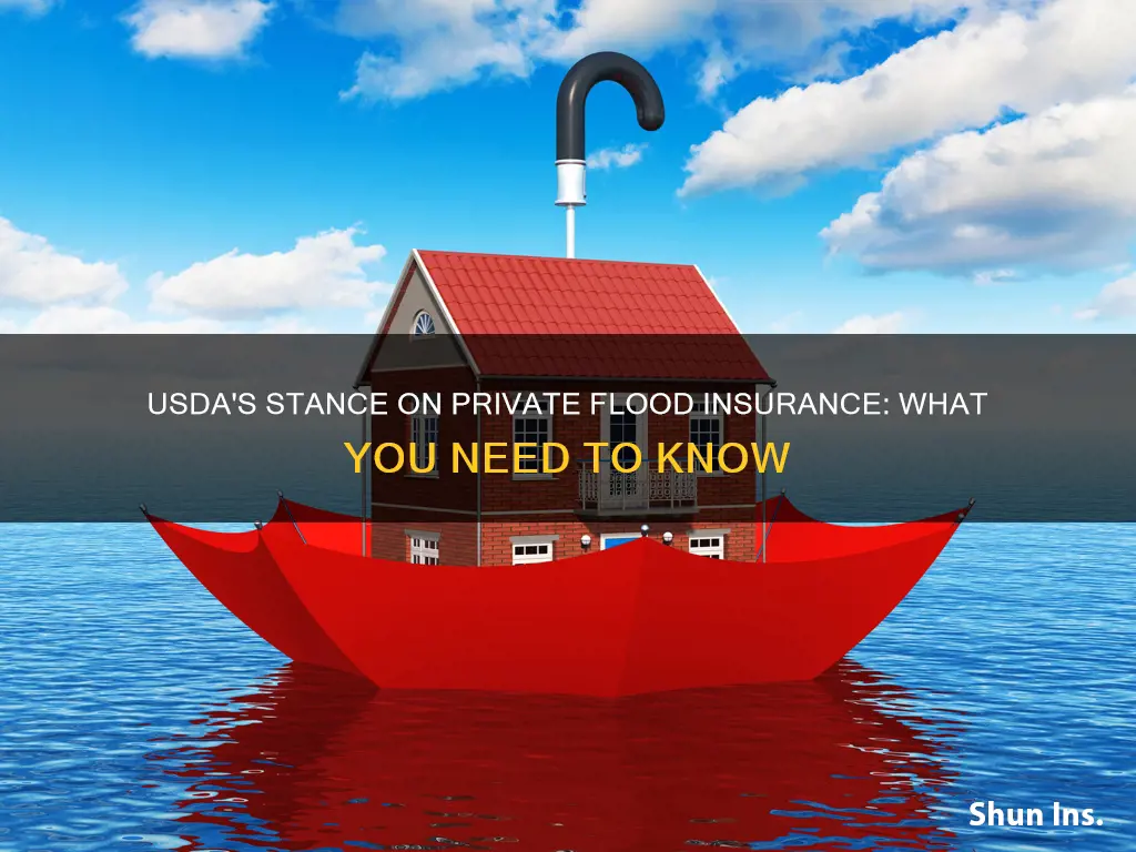 does usda allow private flood insurance