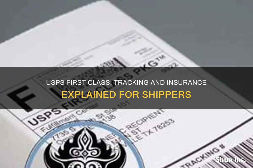 does usps first class have tracking and insurance