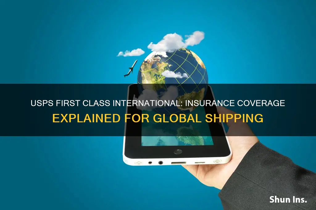 does usps first class international have insurance