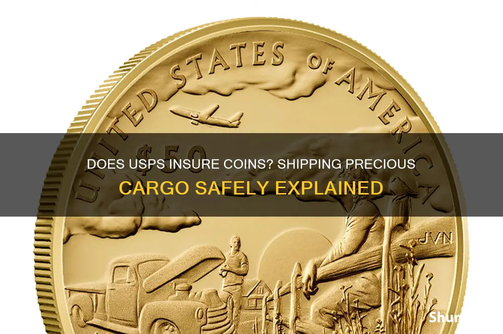 does usps insure coins
