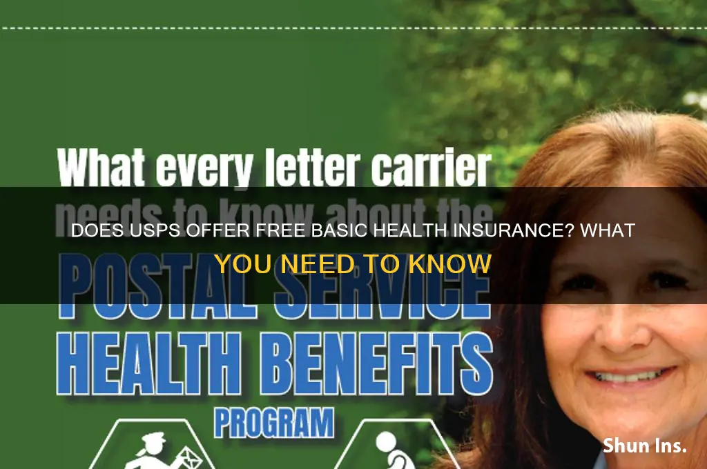 does usps provide free basic health insurance