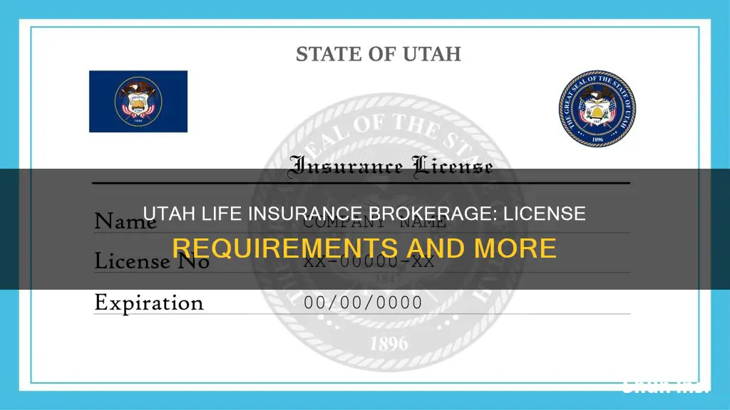 does utah require licenses for life insurance brokerage