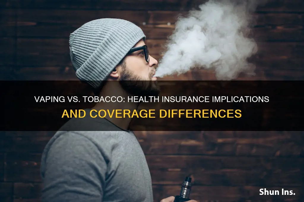 does vape has tobacco health insurance