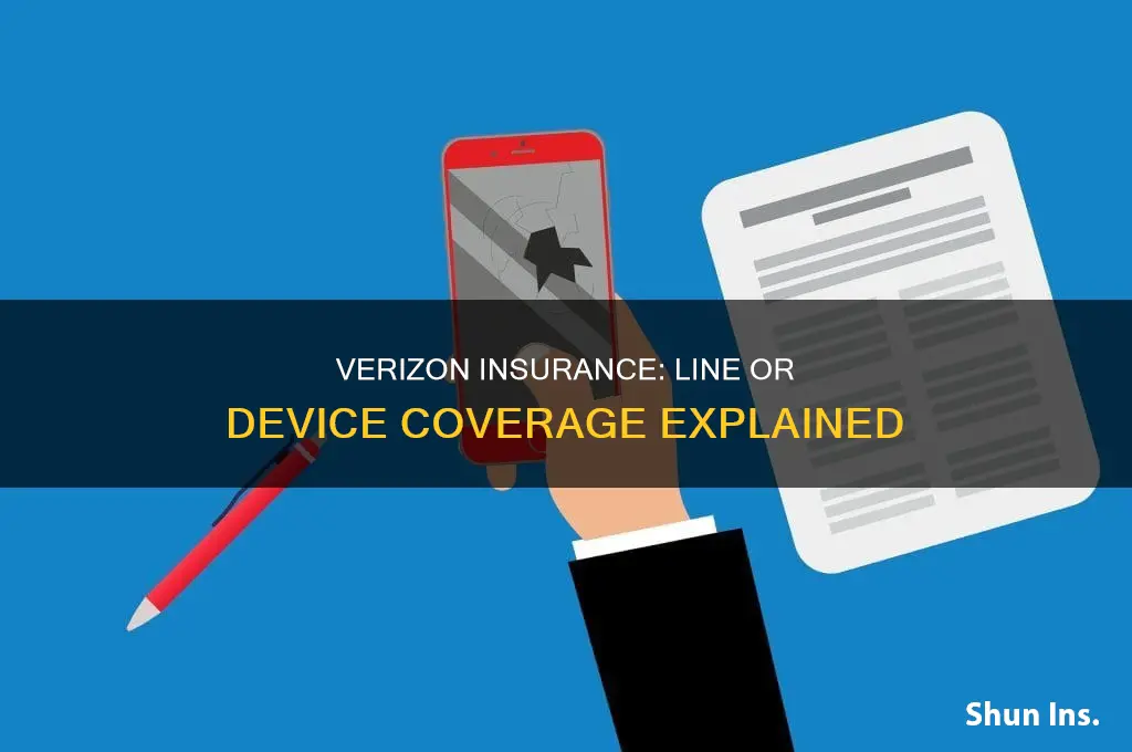 does verizon insurance follow the line or the device
