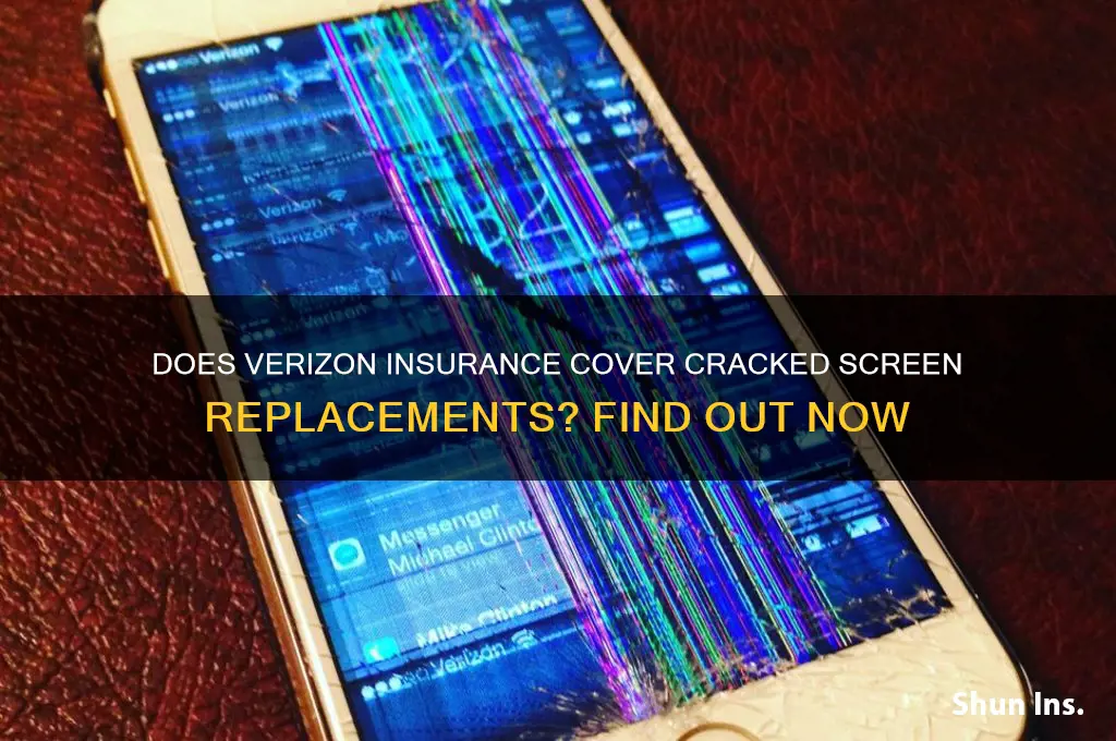 does verizon insurance replace cracked screens