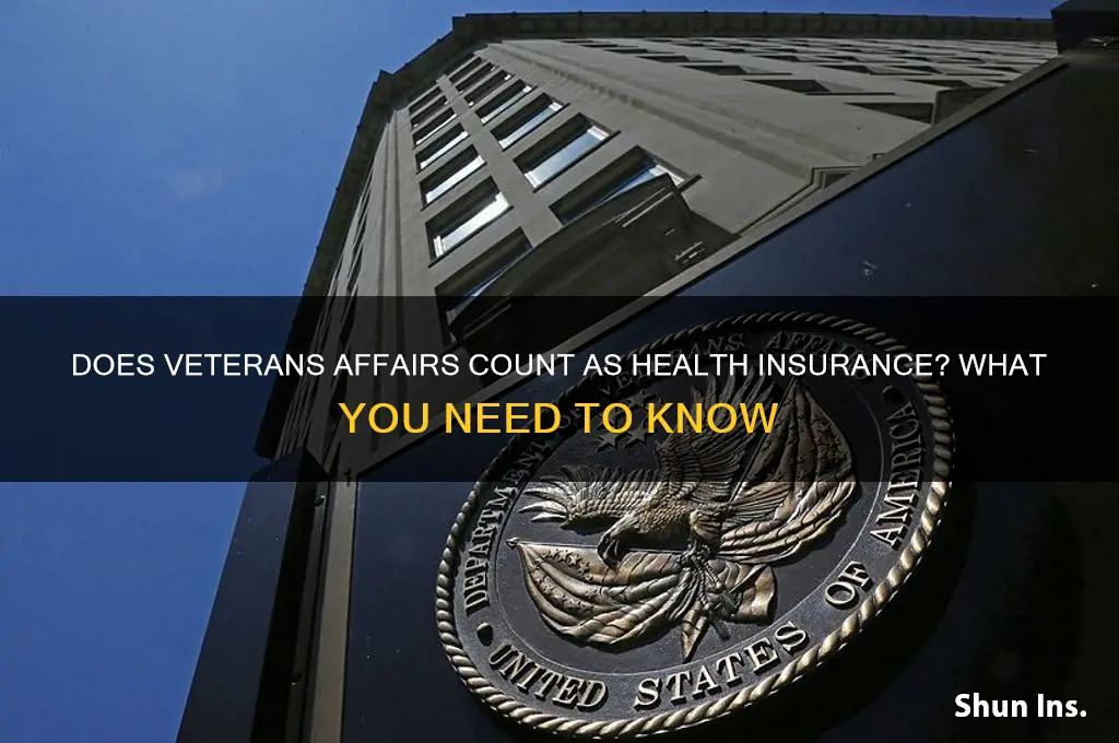 does verterans affair count as health insurance