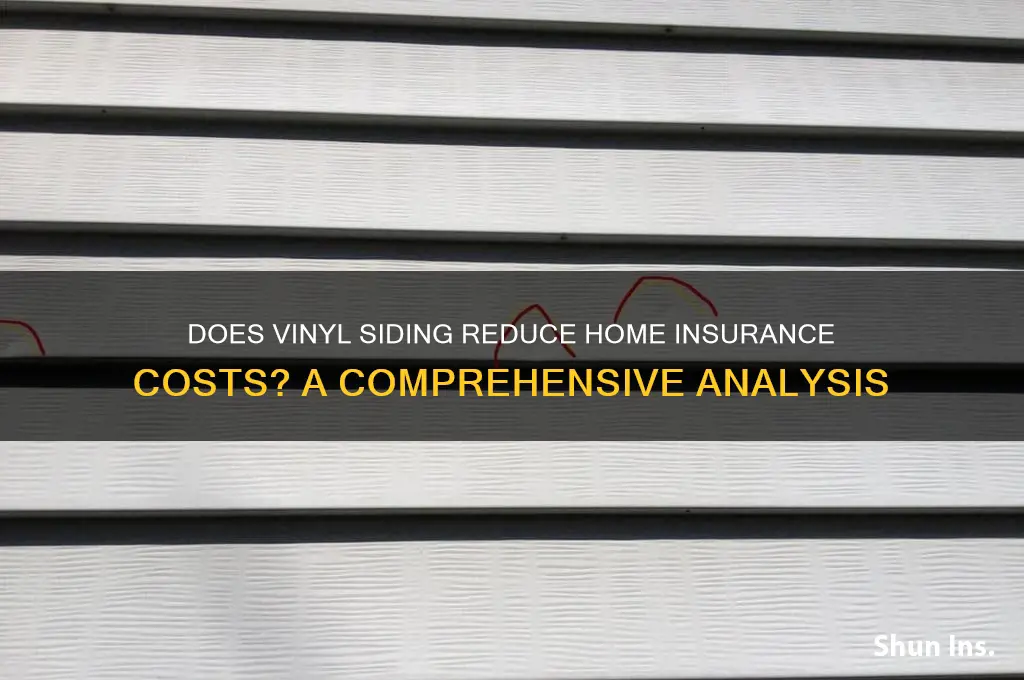 does vinyl siding lower insurance