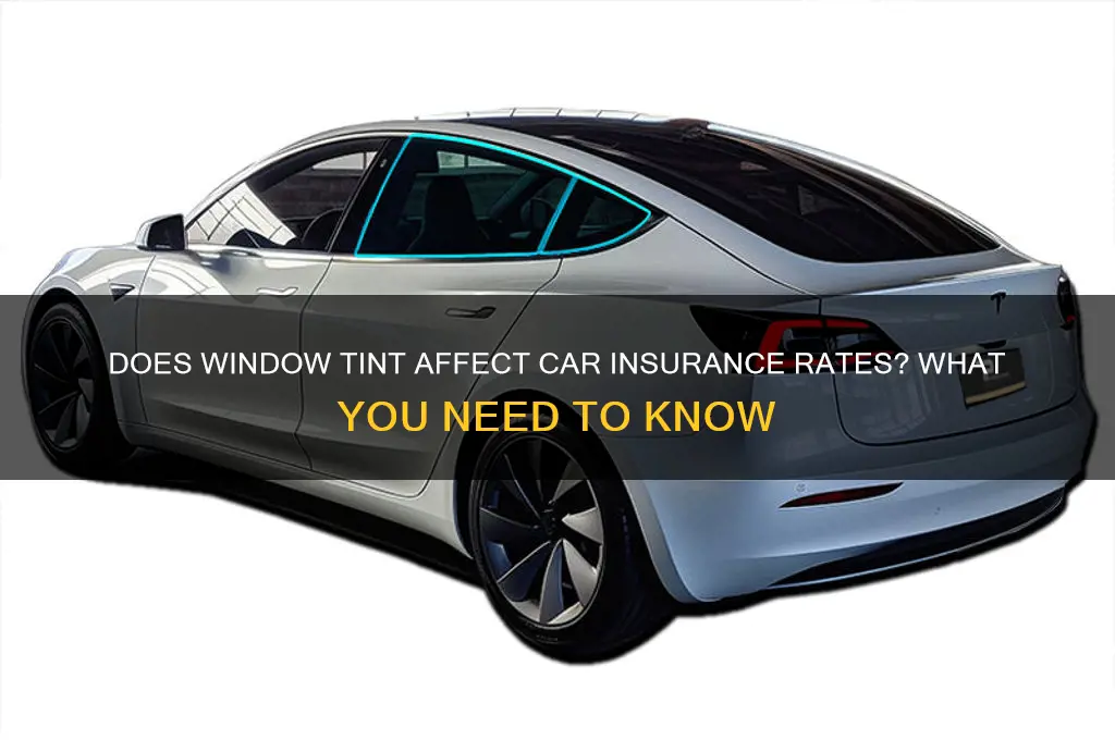 does window tint increase insurance