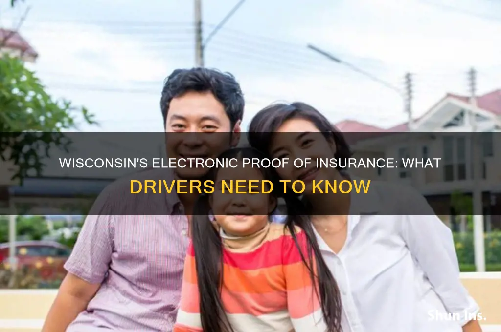 does wisconsin allow electronic proof of insurance