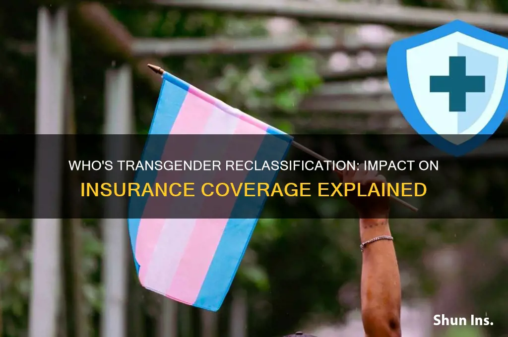 does world health organization removing transexual from list remove insurance